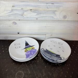 Rae Dunn Halloween‎ plates set of 6